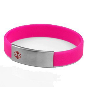 silicone id bracelet