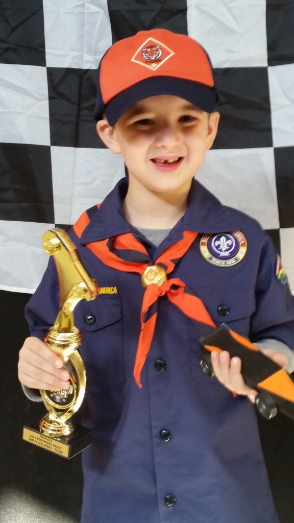 Pinewood Derby - trophy