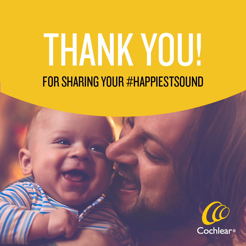 Baby laughing in the Happiest Sound-Social-Media ThankYou Post