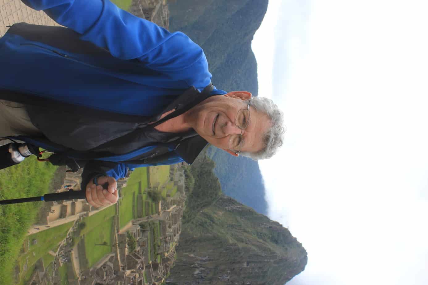 Bob T hiking, who suffered from ringing in ears
