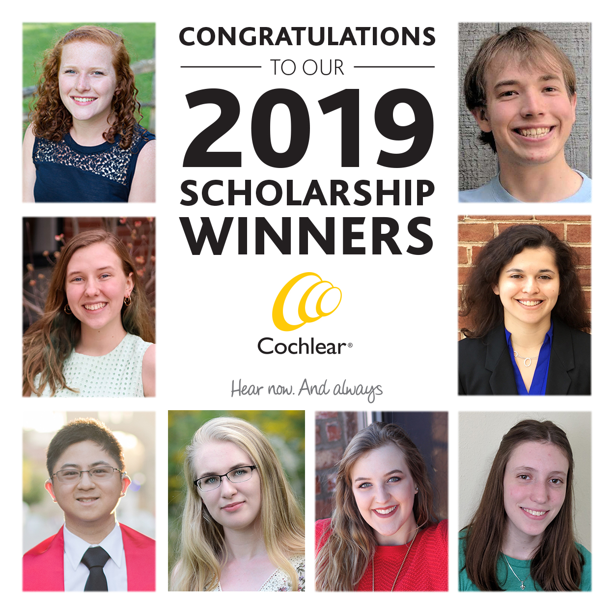 2019 Scholarship Winners