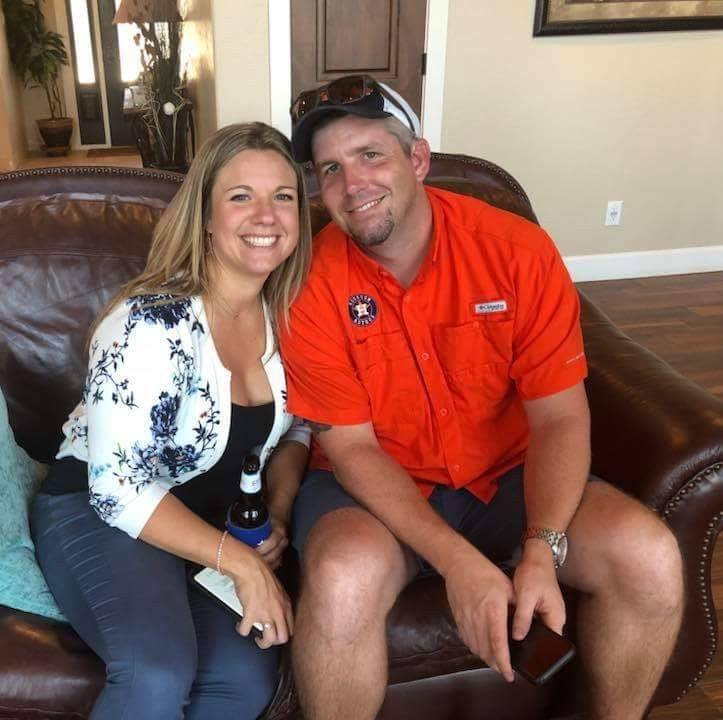 Donnie K., who went from hearing aids to a cochlear implant, with his wife