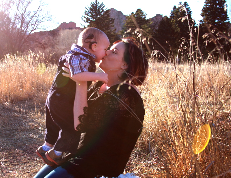 child with connexin 26 gene mutation and his mom