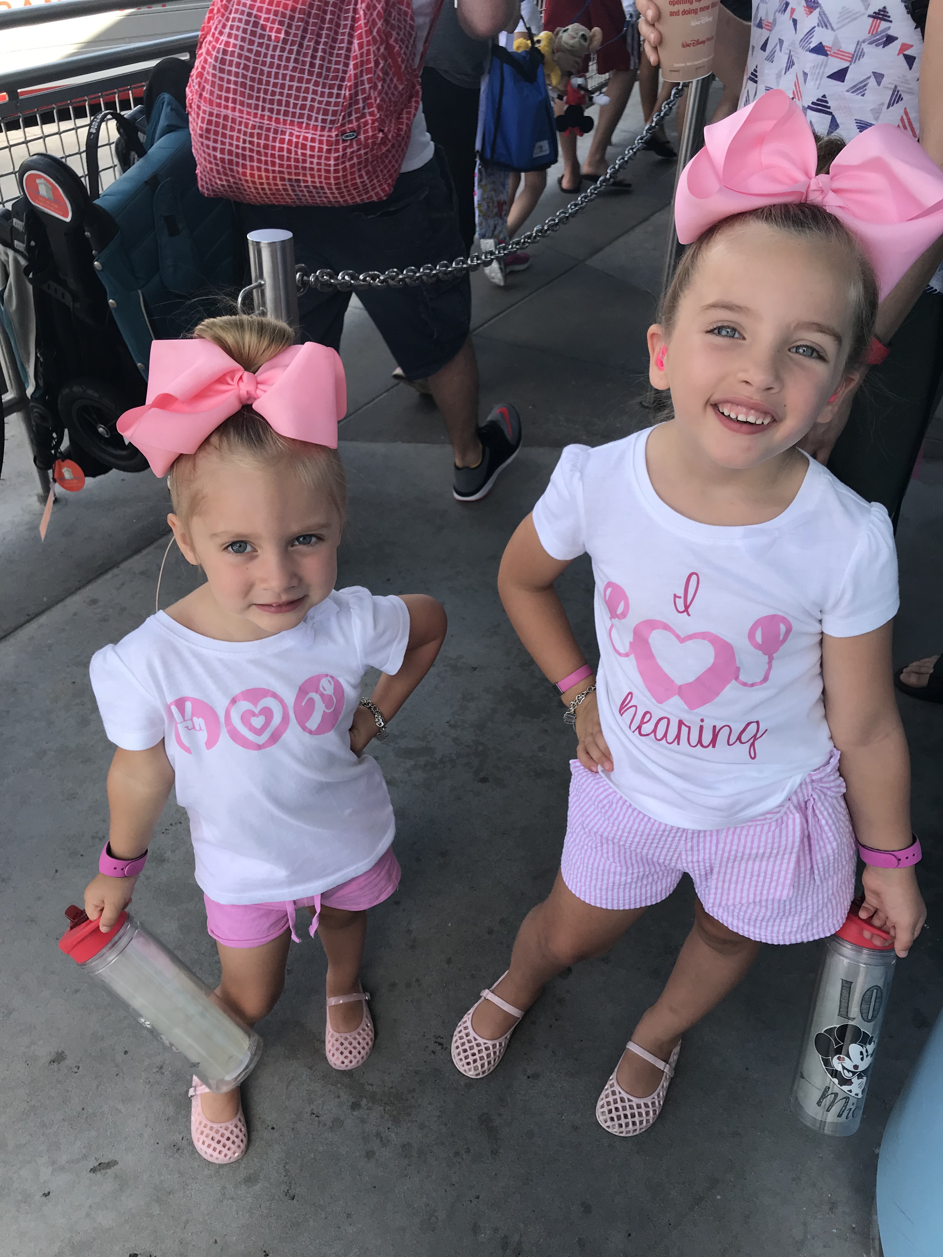 Sisters with cochlear implants