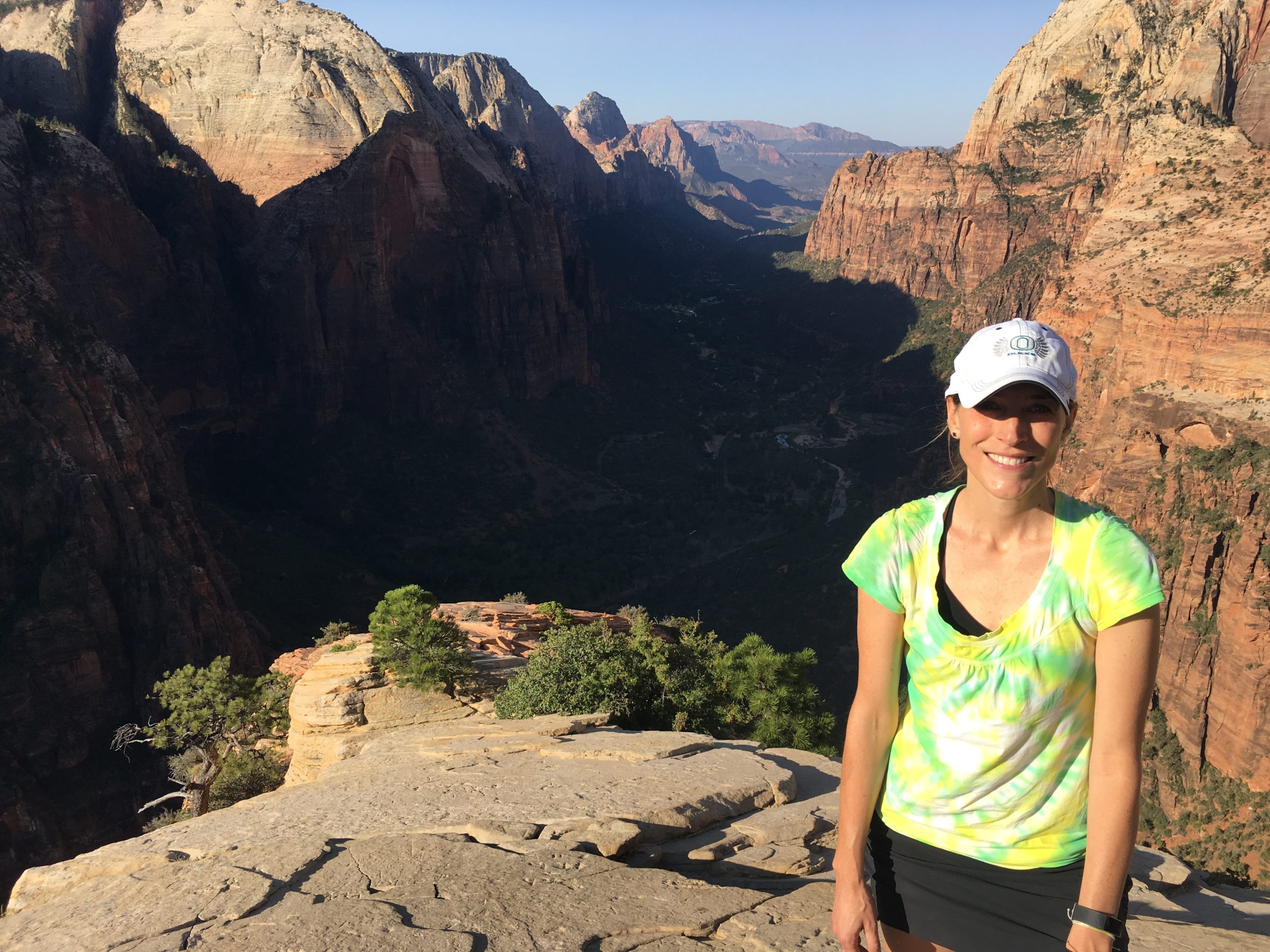 Heidi, an early cochlear implant recipient, hiking