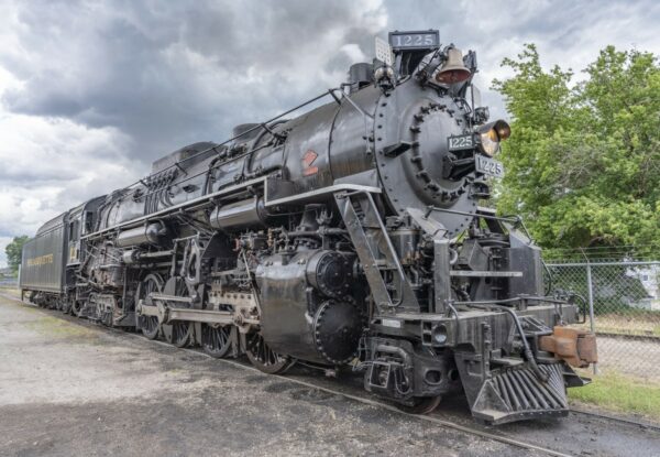 A Pere Marquette 1225 steam train that Fred a bilateral Nucleus 8 Sound Processor recipient has operated.