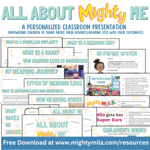 All About Mighty Me classroom guide.